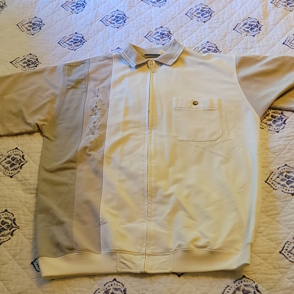 Vintage Greenline Zip Up T-Shirt Sz XL